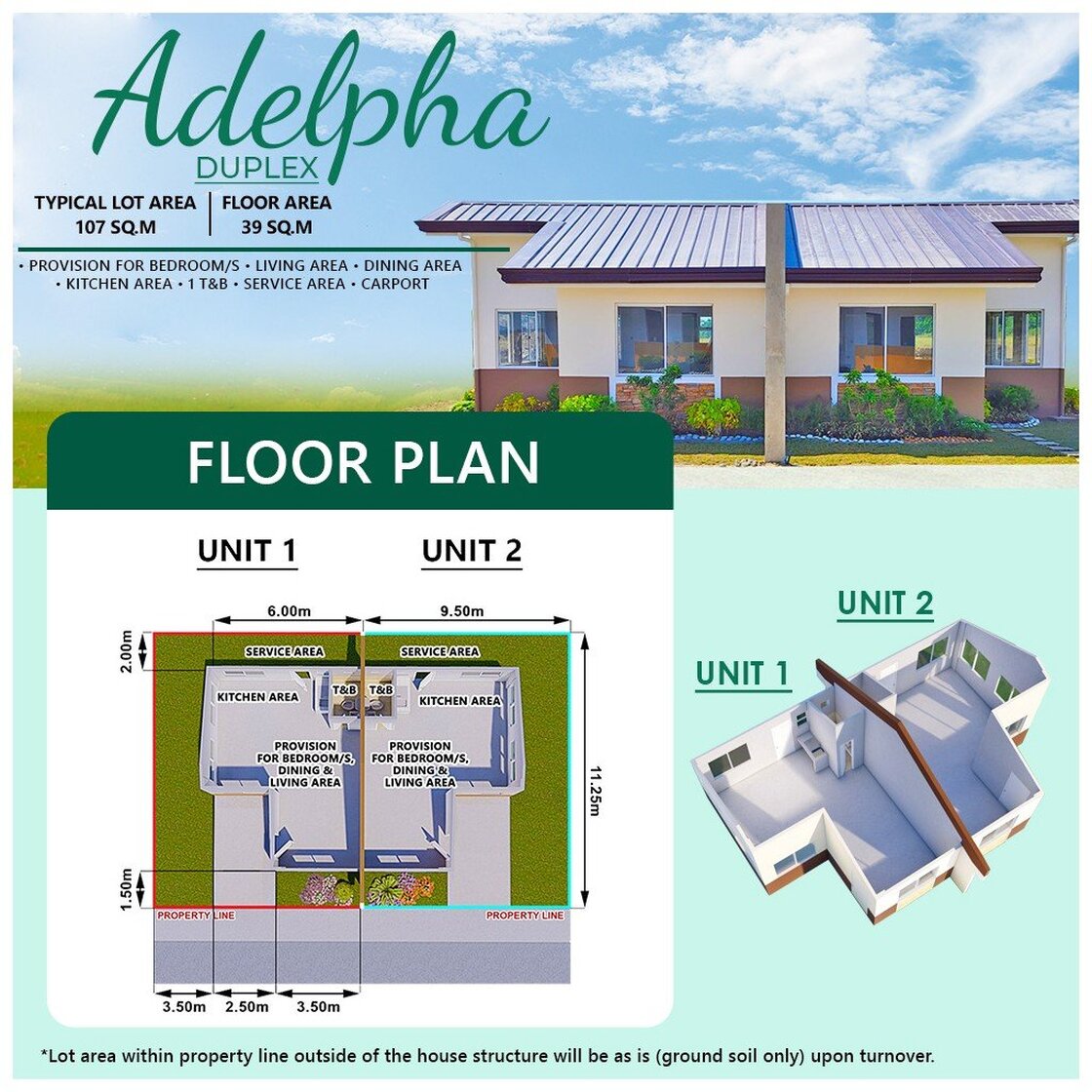 White Plains - Adelpha Duplex