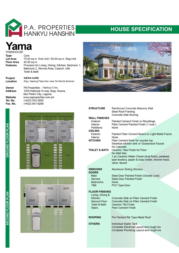 Idesia Sjdm Yama | San Jose Del Monte,Bulacan | Rise & Shine Realty