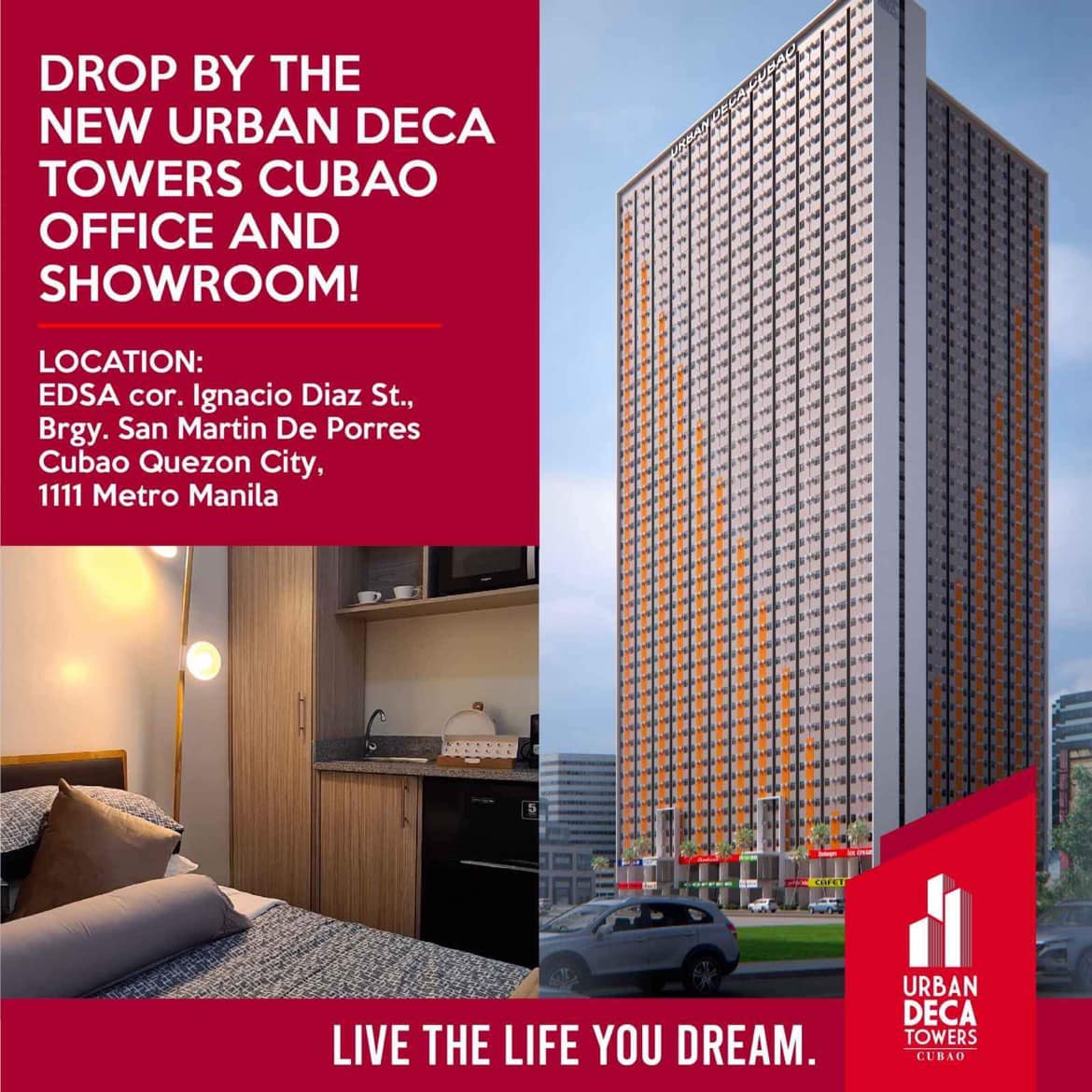 Urban Deca Tower Cubao - 1 Bedroom RFO