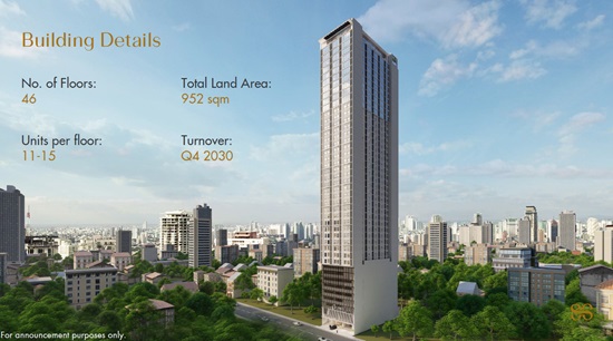Vista Residences Crosswalk Tower - 1 Bedroom Unit with Flexi Room